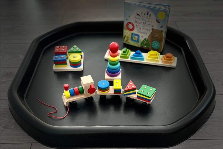 Sensory activities tray